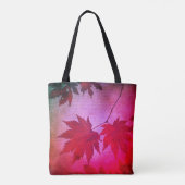 Japanische Ahornbaum-Blätter und Skriptfall Tasche (Rückseite)
