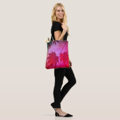 Japanische Ahornbaum-Blätter und Skriptfall Tasche (Am Model)