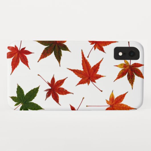 Japanische AhornBlätter Case-Mate iPhone Hülle (Rückseite (Horizontal))