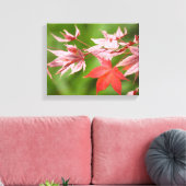 Japanische AhornBlätter Leinwanddruck (Insitu (Wohnzimmer))