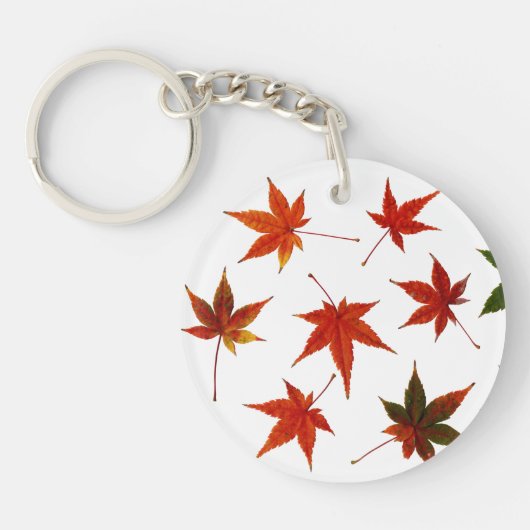Japanische AhornBlätter Schlüsselanhänger (Vorderseite)