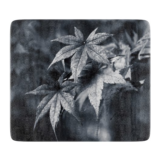 Japanische AhornBlätter Schneidebrett (Vorderseite)