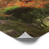 Japanische Ahornfarbe Poster (Ecke)