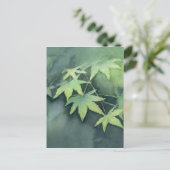 Japanische Ahornfarbe Postkarte (Stehend Vorderseite)