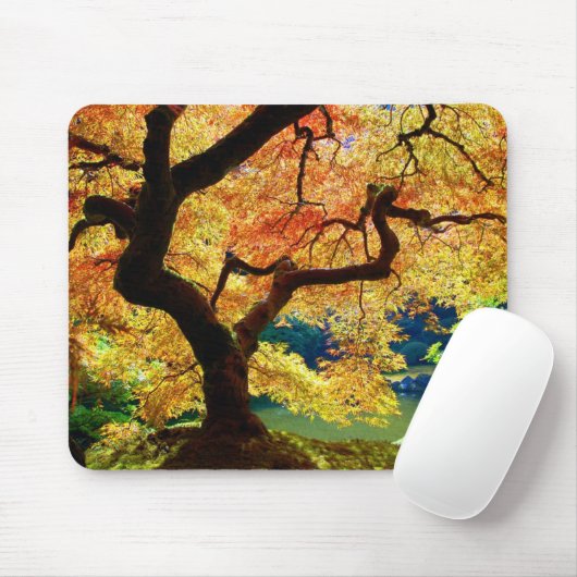 Japanische Ahornmäuse Pad Mousepad (Mit Mouse)