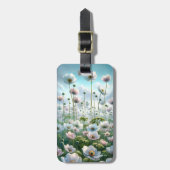 Japanische Anemone-Tag - Anpassen Gepäckanhänger (Vorderseite vertikal)