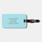 Japanische Anemone-Tag - Anpassen Gepäckanhänger (Rückseite horizontal)