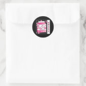 Japanische Anime Strawberry Milk Karton Niedliche  Runder Aufkleber (Tasche)