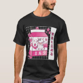 Japanische Anime Strawberry Milk Karton Niedliche  T-Shirt (Vorderseite)
