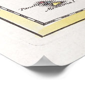 Japanische Antikkarte | 1769 Poster (Ecke)