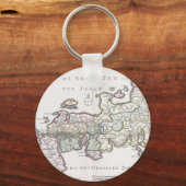 Japanische Antikkarte | 1769 Schlüsselanhänger (Vorderseite)