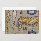 Japanische Antikkarte von Mercator und Hondius (Vorne/Hinten)