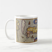 Japanische Antikkarte von Mercator und Hondius Kaffeetasse (Links)