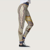 Japanische Antikkarte von Mercator und Hondius Leggings (Rechts)