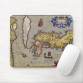 Japanische Antikkarte von Mercator und Hondius Mousepad (Mit Mouse)