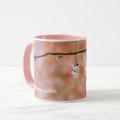 japanische Aprikosen-Blume Tasse (Vorderseite Links)
