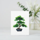Japanische Aquarellbaum Postkarte (Stehend Vorderseite)