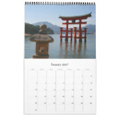 japanische Architektur Kalender (Jan 2027)