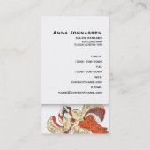 Japanische Art 10 • Elegante Visitenkarte (Rückseite)