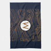 Japanische Art-Akzent-personalisiertes Tee-Tuch Handtuch (Vertikal)