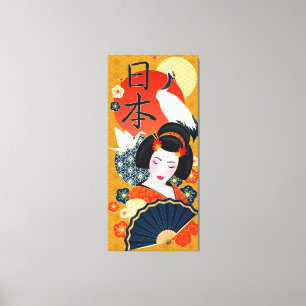 japanische Art Canvas Print Leinwanddruck