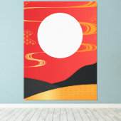 japanische Art Canvas Print Leinwanddruck (Insitu (Holzboden))