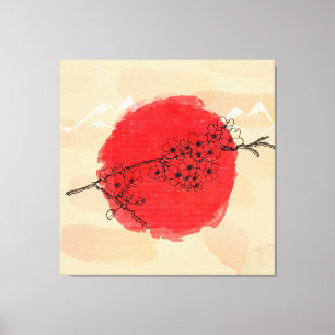 japanische Art Canvas Print Leinwanddruck