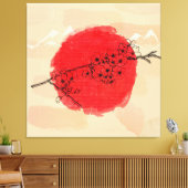 japanische Art Canvas Print Leinwanddruck (Insitu (Wohnzimmer))