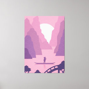 japanische Art Canvas Print Leinwanddruck