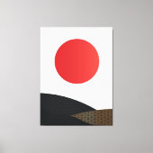 japanische Art Canvas Print Leinwanddruck (Vorderseite)