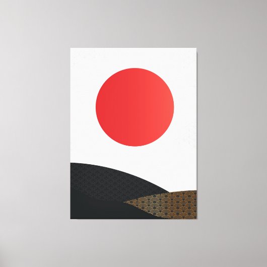 japanische Art Canvas Print Leinwanddruck (Vorderseite)