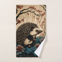 japanische Art Igel Wash Tuch
