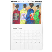 Japanische Art Kunstkalender durch Sacha Grossel Kalender (Feb 2026)