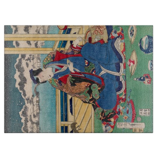 japanische Art-Schneide Schneidebrett (Vorderseite)