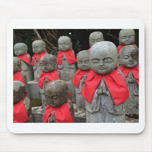 Japanische Art Wächter Gottheit der Kinder Japan Mousepad (Vorne)