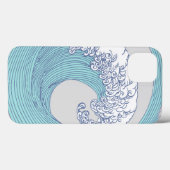 Japanische Asiatische Wellenreitkunst Case-Mate iPhone Hülle (Rückseite (Horizontal))