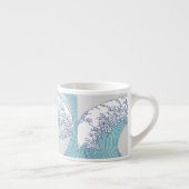 Japanische Asiatische Wellenreitkunst Espressotasse (Rechts)