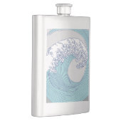 Japanische Asiatische Wellenreitkunst Flachmann (Rechts)