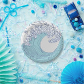 Japanische Asiatische Wellenreitkunst Pappteller (Party)