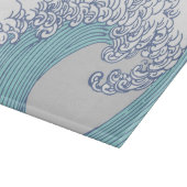 Japanische Asiatische Wellenreitkunst Schneidebrett (Ecke)