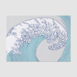 Japanische Asiatische Wellenreitkunst Seidenpapier