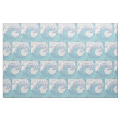 Japanische Asiatische Wellenreitkunst Stoff (Fat Quarter (45,7 x 55,9 cm))