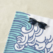 Japanische Asiatische Wellenreitkunst Strandtuch (Beispiel)