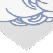 Japanische Asiatische Wellenreitkunst Tischdecke (Schrägansicht)