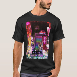 Japanische Ästhetik Streetwear Tokio City Night T-Shirt