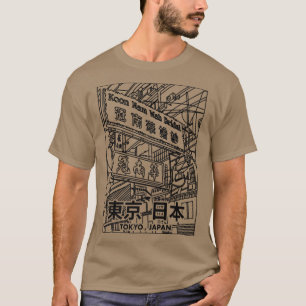 Japanische Ästhetik Streetwear Tokyo Japan Street T-Shirt