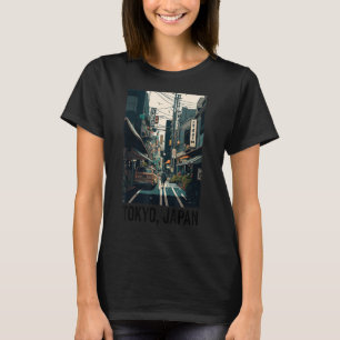 Japanische Ästhetik Tokyo Vaporwave Japan Lofi Fas T-Shirt