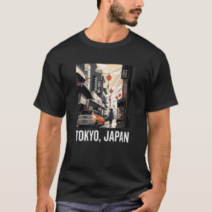 Japanische Ästhetik Tokyo Vaporwave Japan Lofi Fas T-Shirt