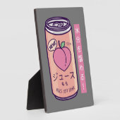 Japanische Ästhetische Pfirsichsaft der 90er Jahre Fotoplatte (Seite)