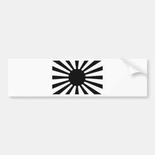 Japanische aufgehende Sonne-Flagge Autoaufkleber